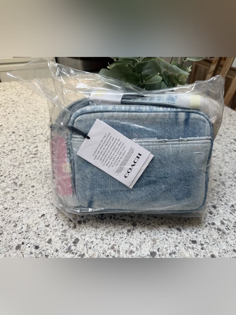 Coach Loved Denim Carey Crossbody NWT - Picture 2 of 4